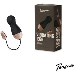 - Œuf vibrant avec télécommande - Noir