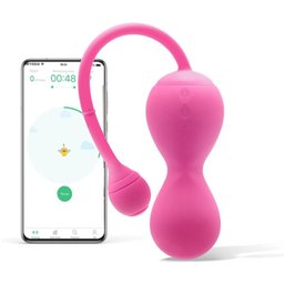 - Boules de geisha connectées Smart Kegel Master roses