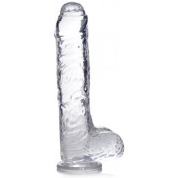 Gode transparent Jock C-Thru - 25 cm.