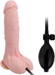 Gode réaliste gonflable avec ventouse 15 cm