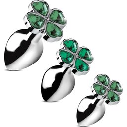 Plug décoratif Lucky Clover Gem