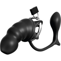 Anal Fantasy Ass-Gasm Cage à Pénis avec Plug Anal
