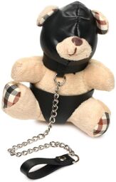 Porte-clés Peluche Teddy Bear BDSM avec cagoule