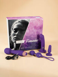 Coffret de sextoys en silicone doux pour femme débutante
