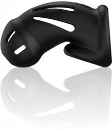Model 27 - Ultra Soft Silicone Cage chasteté - Black