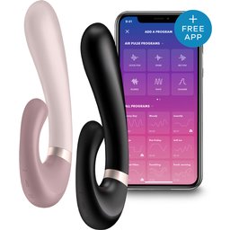 Stimulateur Clitoris et Point-G Chauffant et Connecté Heat Wave
