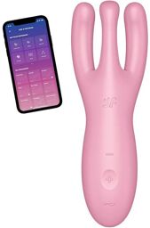 Stimulateur Connecté Threesome 4 Rose