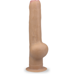 Gode godemichet ventouse très réaliste avec prépuce et poignée 27,5cm gode vaginal ou anal homme ou femme - Peau claire