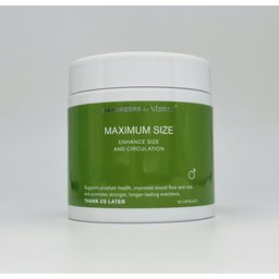 - Maximum Size - 60 Capsules