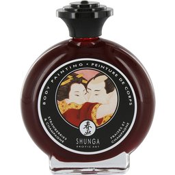 - Peinture corporelle fraise et champagne