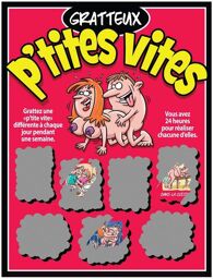 Carte à Gratter P'tites Vites Rouge