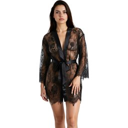 Moments Alessandra Kimono en Dentelle Noire