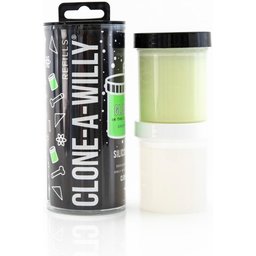 Clone-A-Willy - Recharge de Silicone - Vert Phosphorescent