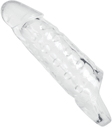 Transparent Realistic Penis Sleeve TF3049