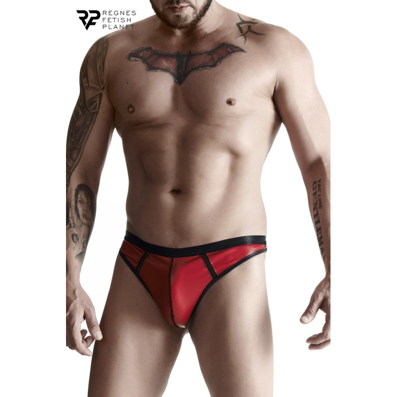 String en wetlook rouge
