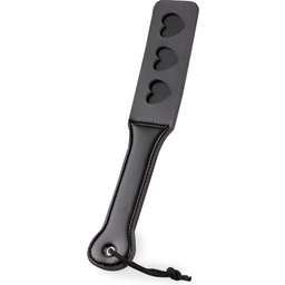 Paddle BDSM en similicuir avec cœurs