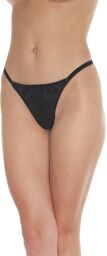 String en cuir noir Noir