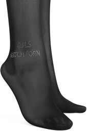 Norless Girl Collant Ouvert - Noir Noir
