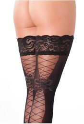 Bas autofixants - Talle unique - Noir