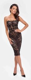 Robe Corset Catalyst Dentelle Noir