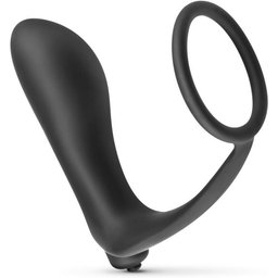 Vibromasseur Prostate & Cockring - Noir