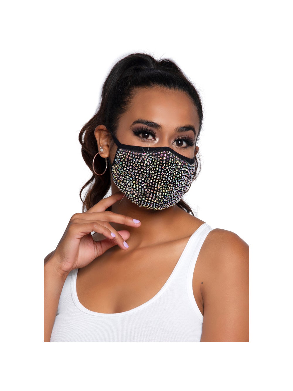 Masque de Protection M1007 Zuri Strass Multicolore