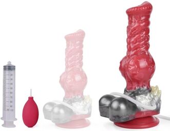 Gode Furry Éjaculateur Wolf Squirt M 21 x 7.5cm