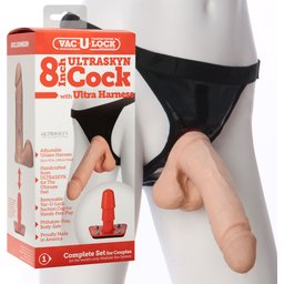 Gode Ceinture Vac-U-Lock Ultraskin 20 cm