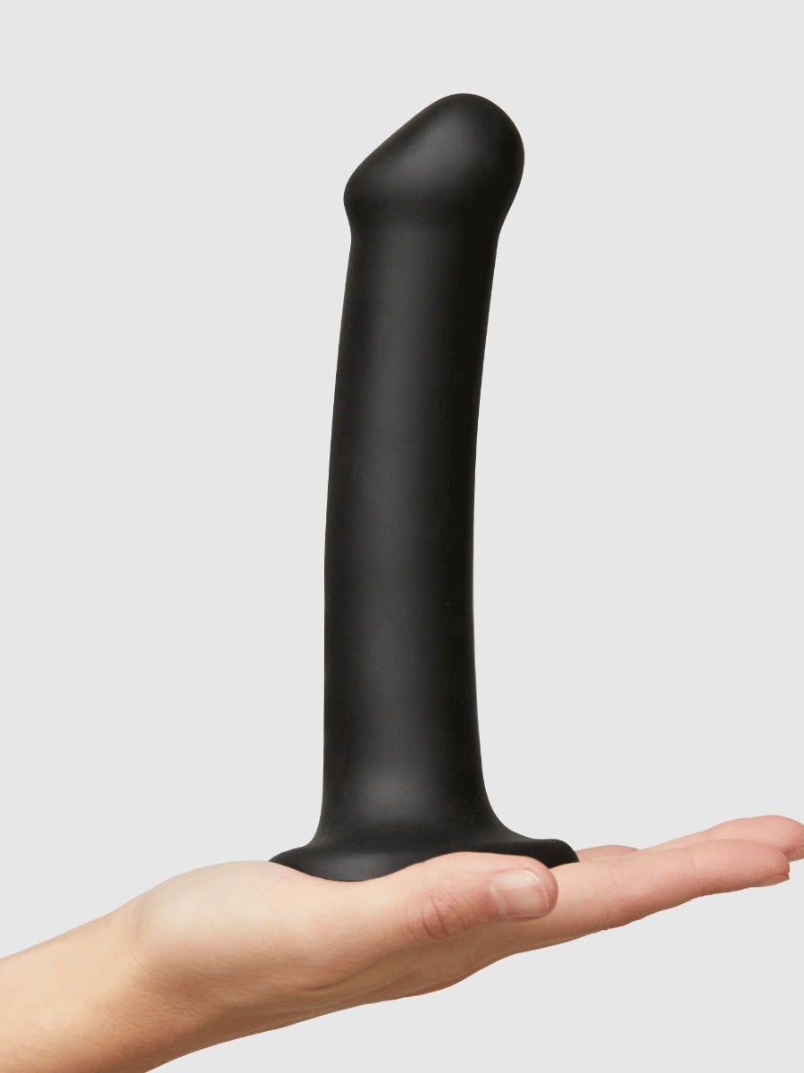 Dildo double densité Bendable noir S