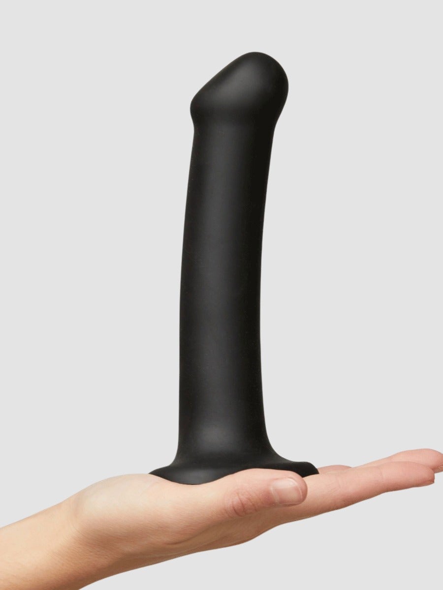 Dildo double densité Bendable noir S