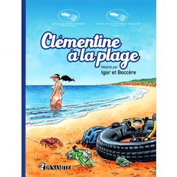 Clémentine à la plage