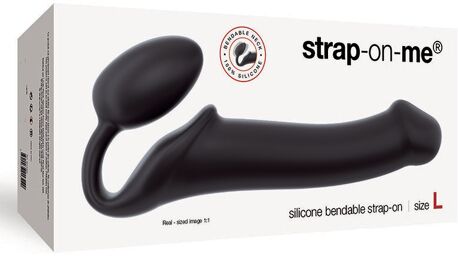 Strap on me dildo Black L