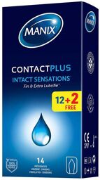 Contact Plus Boîte de 12 + 2 Gratuits Transparent