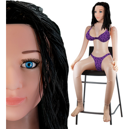 Poupée gonflable réaliste assise vagin anus Capucine