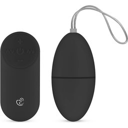 EasyToys - Œuf Vibrant avec télécommande - Noir