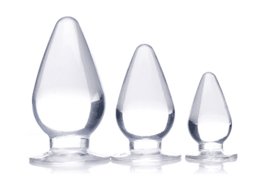 Set triple Plug Anal CLEAR