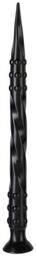 Gode Pointed Twist M 50 x 4 cm Noir