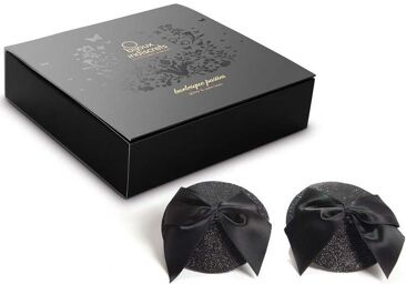 Cache-Tétons Burlesque Pasties Noeud Noir