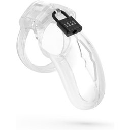 Cage de chasteté Transparent - Moyen