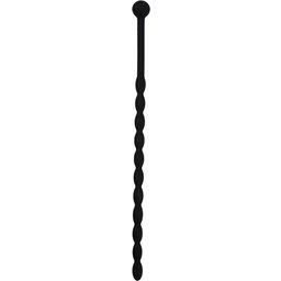 - Dilatateur urétral perlé en silicone - Noir