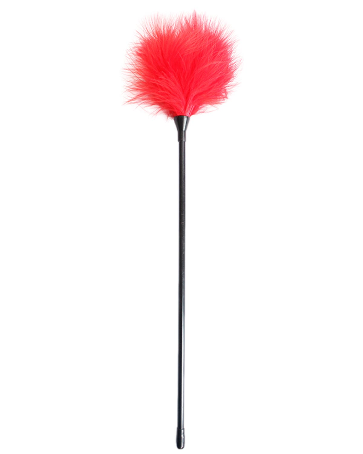 PLUMEAU LONG COLORE ROUGE