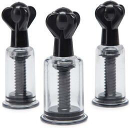 Kit Pompes à Tétons et Clitoris Deluxe Noir