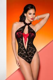 Body Rika rouge et noir Noir et rouge