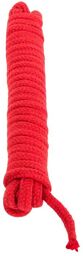 Corde bondage Soft Rope 5 mètres Rouge