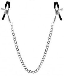 Chaîne pinces à seins 45cm embouts de protection