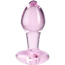Heart Plug Anal en Verre Medium