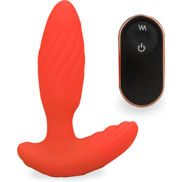 Plug anal télécommandé vibrant et rotatif SpinJoy