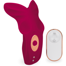 Culotte vibrante télécommandée 9 modes Chrysalis Vibromasseur femme et couple - Bordeaux