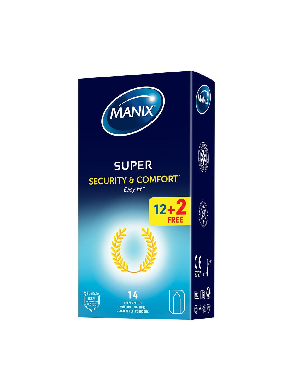 Préservatifs Super Boîte de 12 + 2 Gratuits
