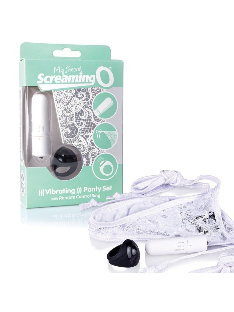 String vibrant télécommandé Tickle & Tease blanc